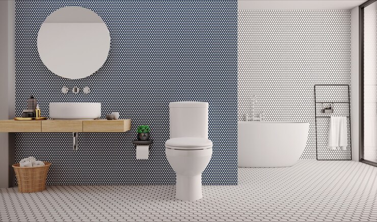 Aseos minimalistas.