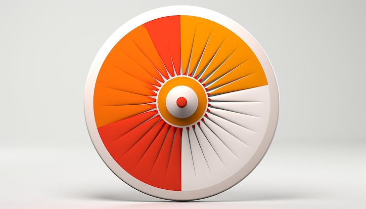 Foto ashoka chakra la rueda de la bandera india generada por inteligencia artificial