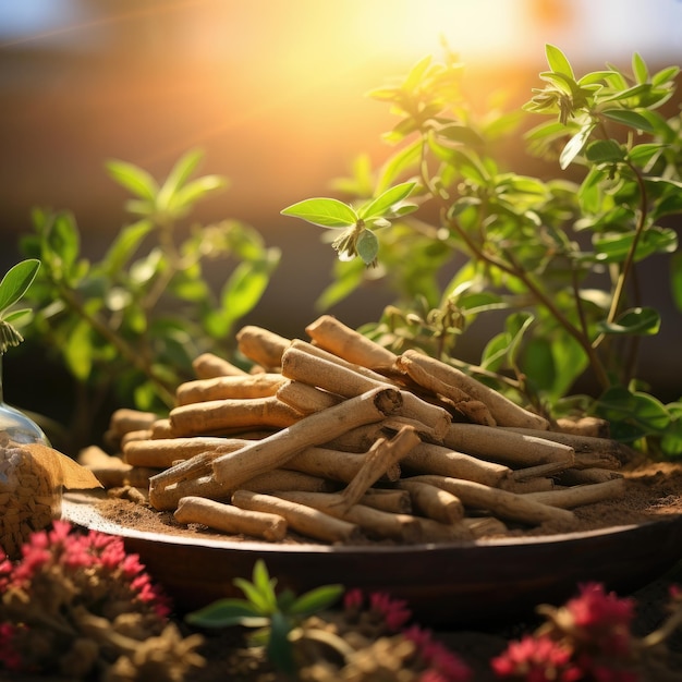 Ashwagandha Bliss explorando os tesouros ayurvédicos da Índia em meio a um fotógrafo de 8K de beleza deslumbrante