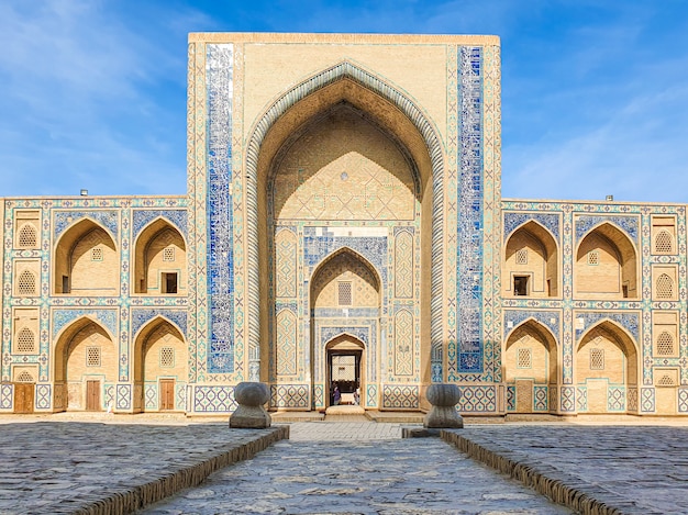 Foto asia central. uzbekistán, la ciudad de bukhara arquitectura antigua
