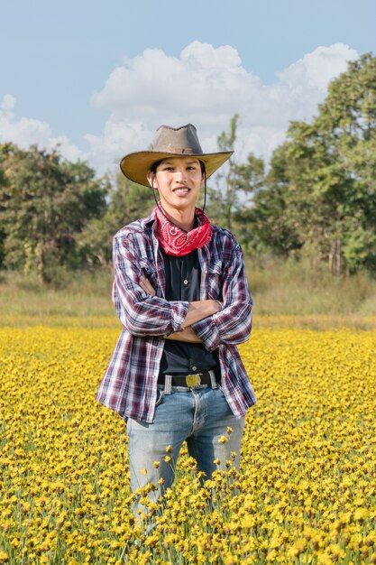 Asiatische Landwirtstellung