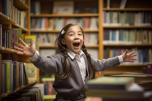 Asiatische Mädchen in der Schule studieren Bildung