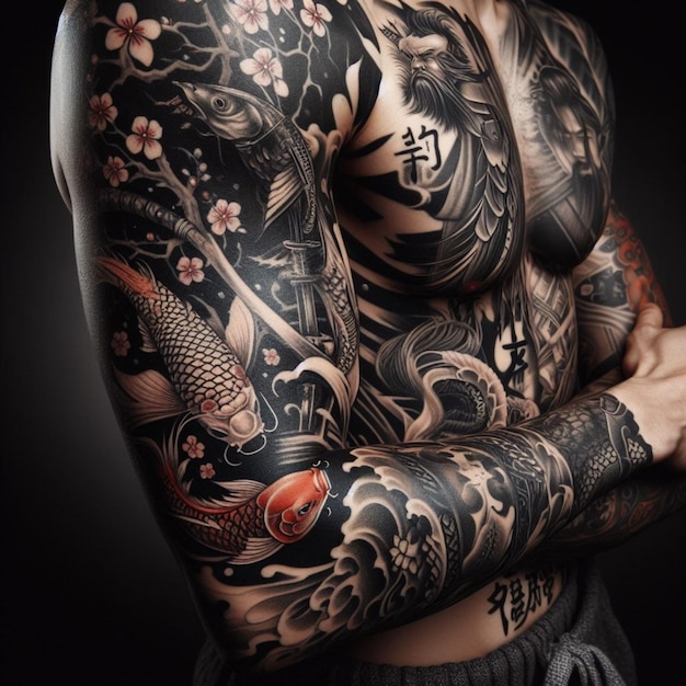 Asiatisches Tattoo