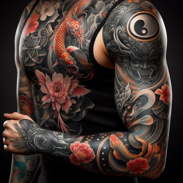 Asiatisches Tattoo