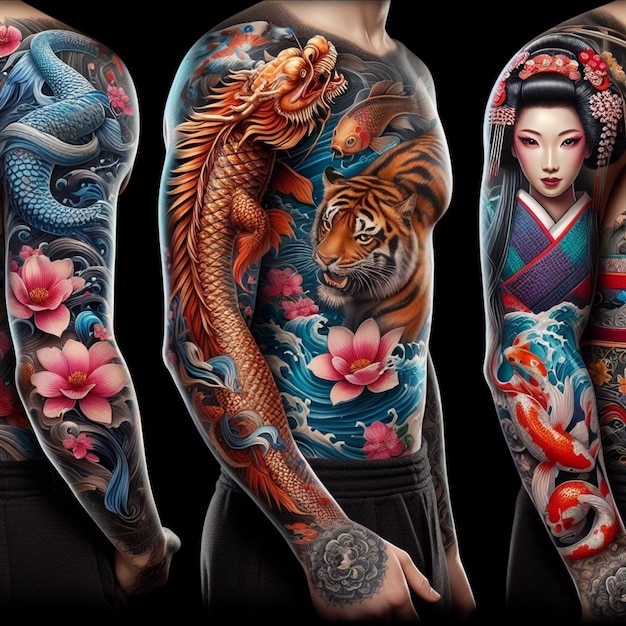 Asiatisches Tattoo