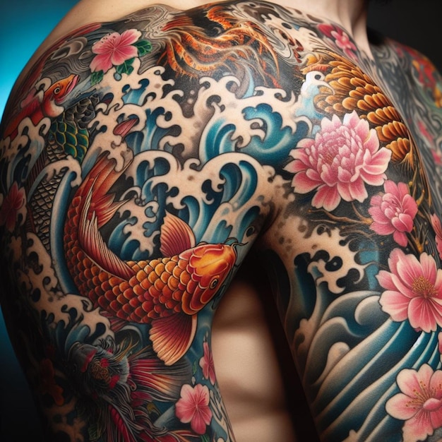 Asiatisches Tattoo