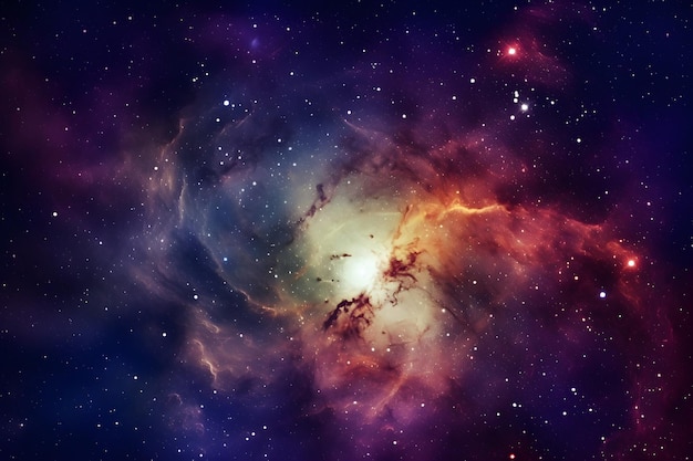 Foto asombroso fondo de la nebulosa