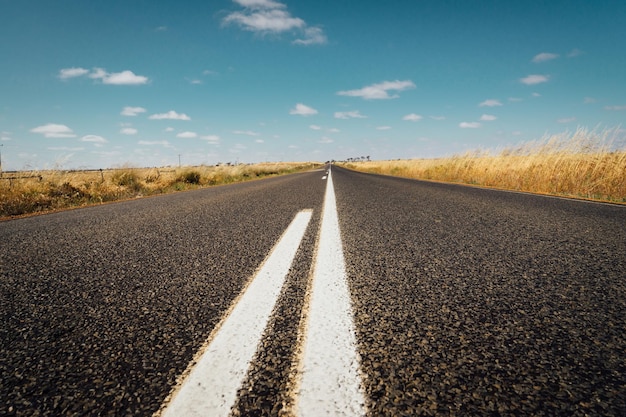 Asphaltstraße auf Westen Australien