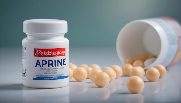 Foto aspirina con antecedentes médicos