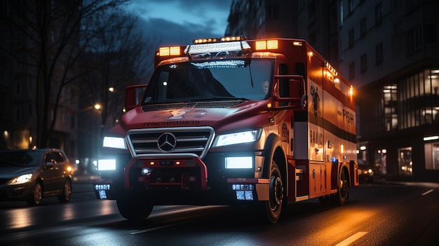 Assim que há uma emergência, uma ambulância corre para o local