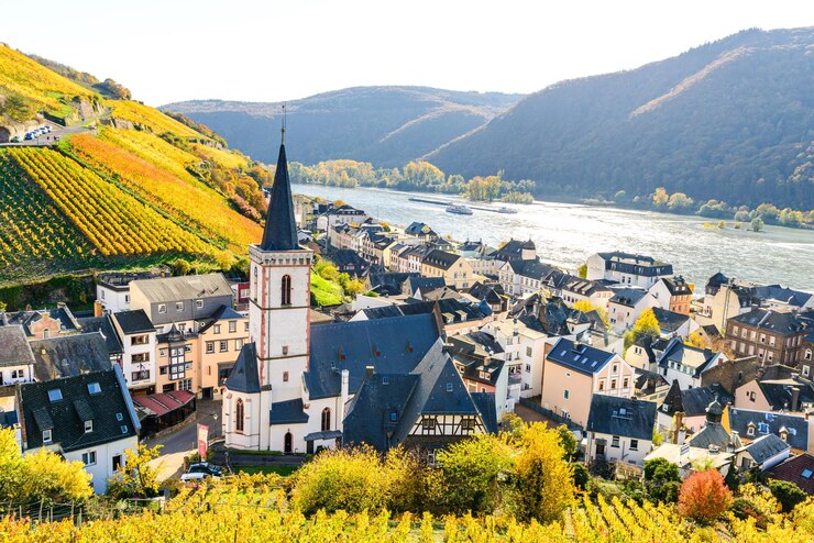Foto assmannshausen hessen deutschland