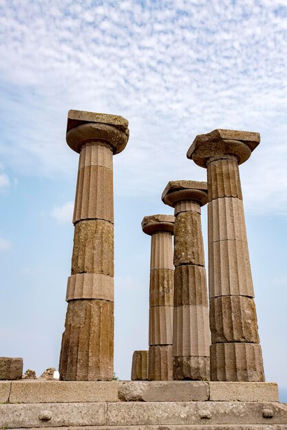 Assos, ruínas da cidade antiga, Behramkale, Turquia