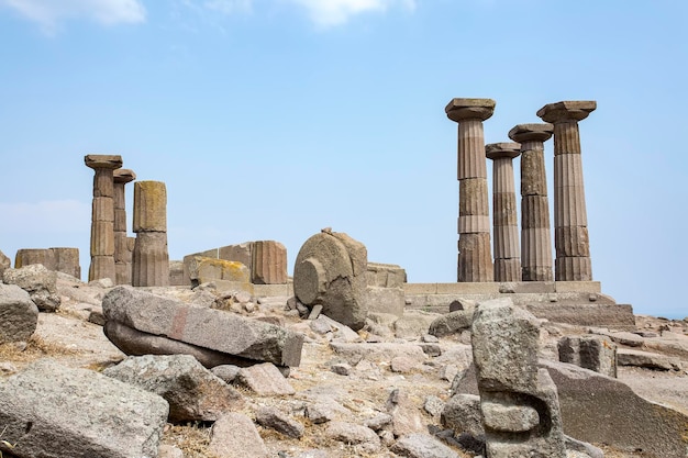 Assos, Ruinen der antiken Stadt, Behramkale, Türkei