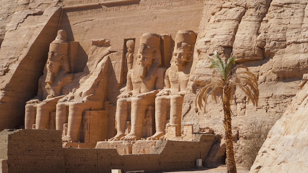 Assuan Ägypten Great Abu Simbel Tempel des Pharaos Ramses II in Südägypten in Nubien