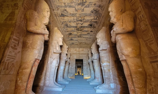 Assuan Ägypten Great Abu Simbel Tempel des Pharaos Ramses II in Südägypten in Nubien