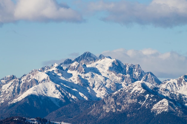 Asta Peak View Hoher Berg in den italienischen Alpen