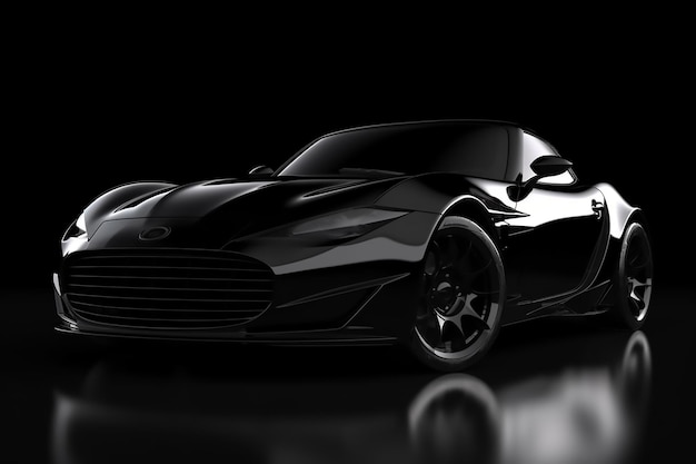 Aston martin db5 es un superdeportivo con un interior negro.