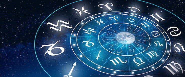 Astrologische Sternzeichen im Horoskopkreis Die Kraft des Universumskonzepts