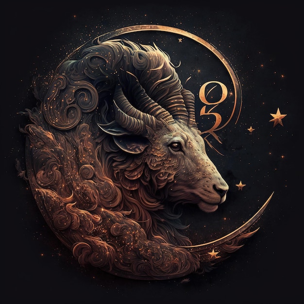 Foto astrologische sternzeichen steinbock, steinbock-horoskop