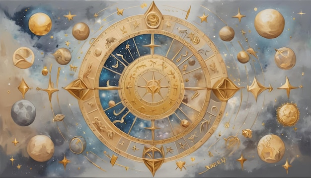 Astrologischer Horoskopkreis