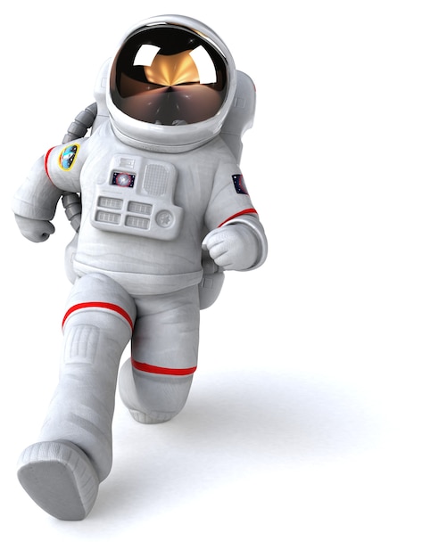 Astronaut - 3D-Illustration