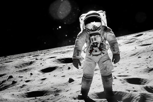 Astronaut auf dem Mond