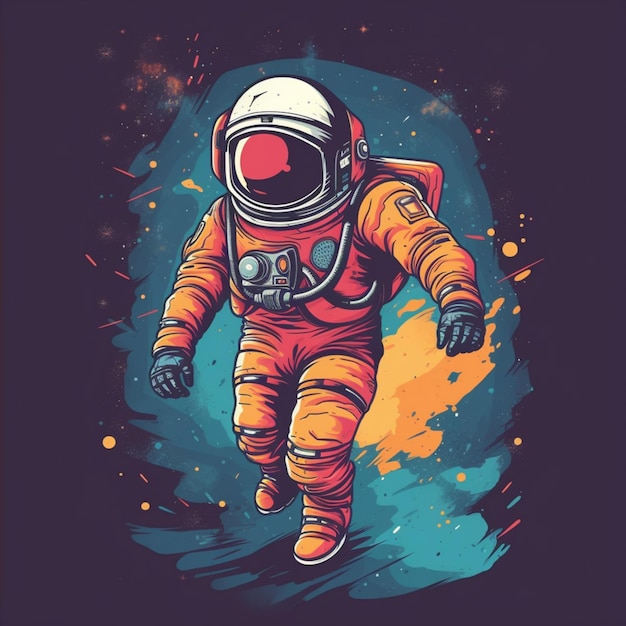 Astronaut im Weltraum