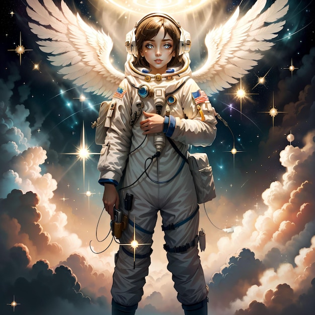 astronauta angelical