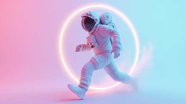 Astronauta escapa do vazio