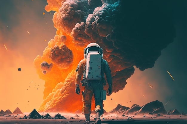 Astronauta en el espacio