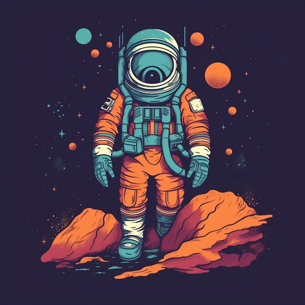 Astronauta en el espacio