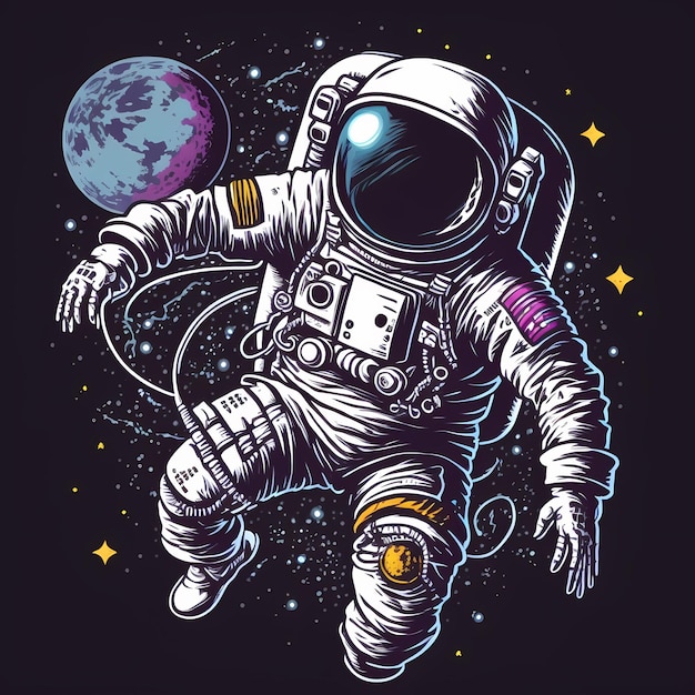 astronauta en el espacio