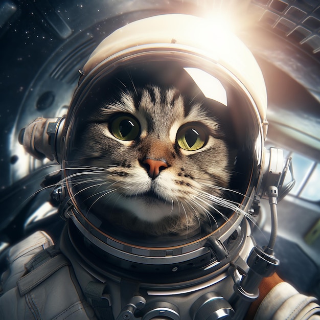 El astronauta gato