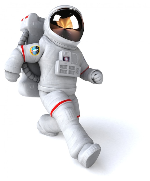 Astronauta - Ilustración 3D