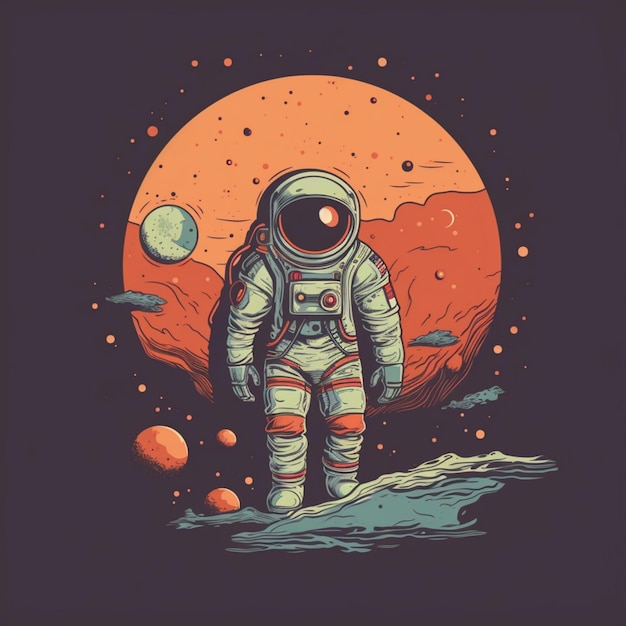 Astronauta no espaço