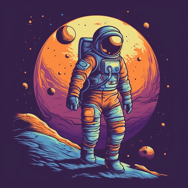 Astronauta no espaço