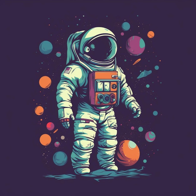 Astronauta no espaço