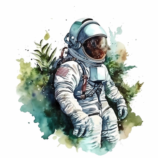 astronauta en la selva