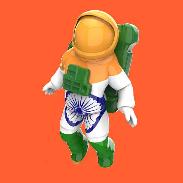 Astronautenkonzept - 3D-Illustration