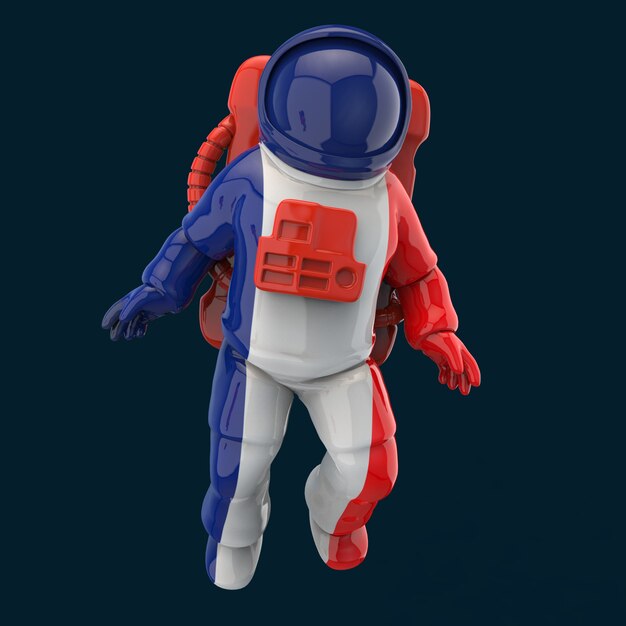 Astronautenkonzept - 3D-Illustration