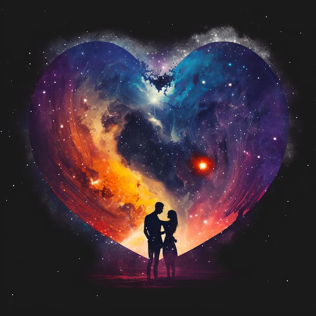 Astronomía Día de San Valentín Espacio Corazón