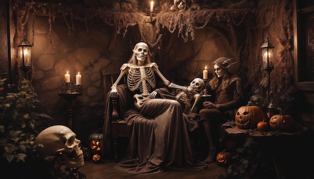 Asustadizo feliz Halloween horror fondo de pantalla