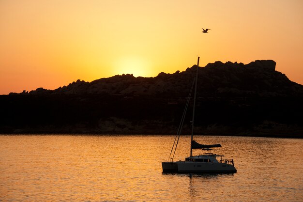 Atardecer en Baia Santa Reparata