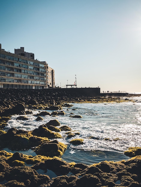 Atardecer desde la playa de bajamar tenerife