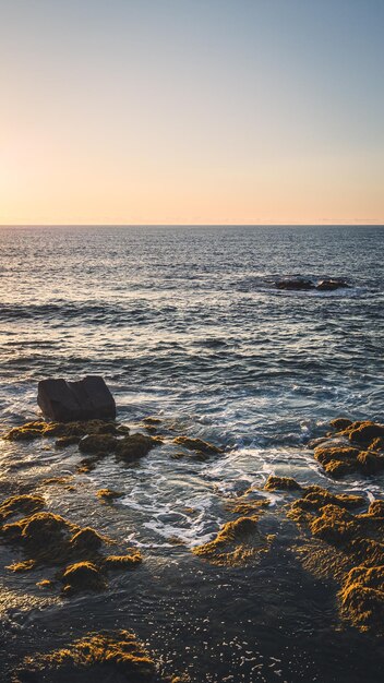 Atardecer desde la playa de Bajamar Tenerife