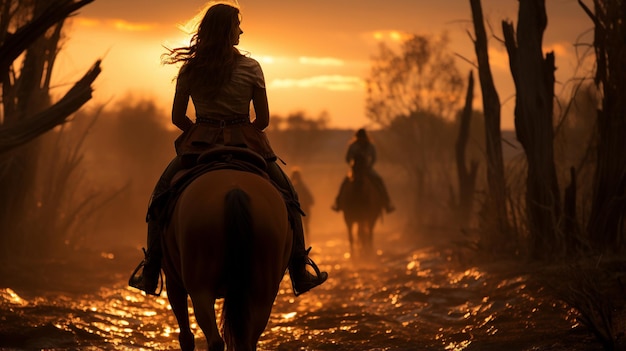 Atardecer en el desierto