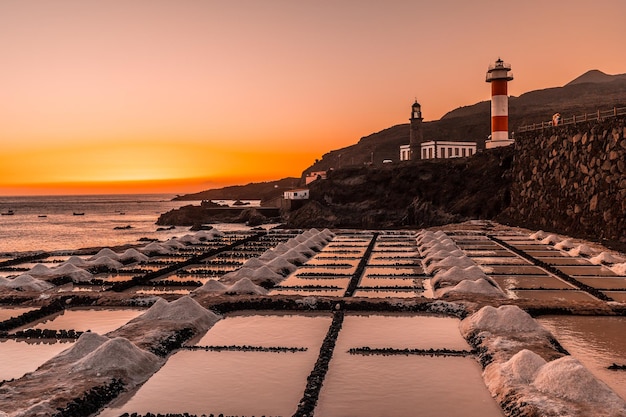 Atardecer en el Faro de Fuencaliente en la ruta de los volcanes