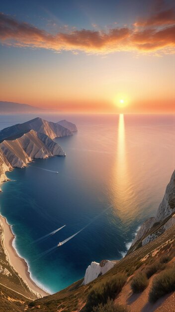 El atardecer de Gibraltar.