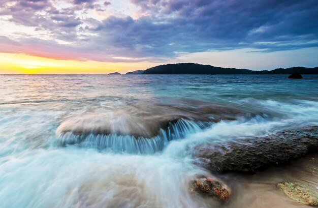 Atardecer en Kota Kinabalu Sabah Borneo