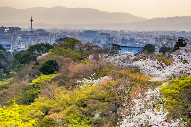 Foto atardecer de kyoto